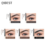 QIBEST Double End Ultra Fine Eyebrow Pencil Triangular Eyebrow Pencil Waterproof Sweat-Proof Natural Eyebrow Cream Not Easy To Take Off Makeup - V.I.P Digital Presence