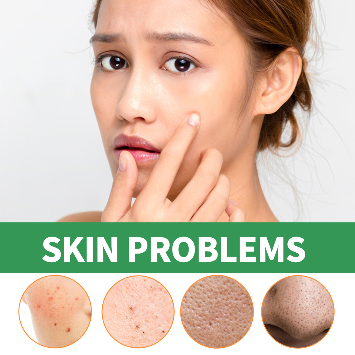 Green Tea Clay Mask Stick, Cleans Tightens Pores Lightens Spots And Removes Blackheads Mud Film Stick