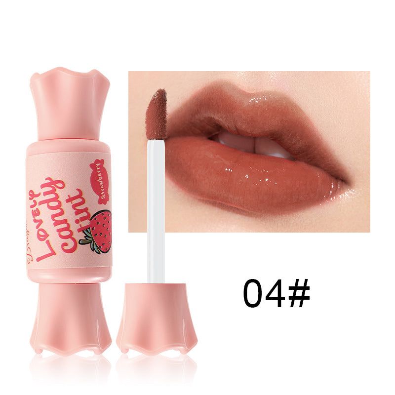 Dragonranee Mirror Pink Candy Lip Glaze Female Student Models Cute Waterproof Lipstick Dyed Lip Liquid - V.I.P Digital Presence