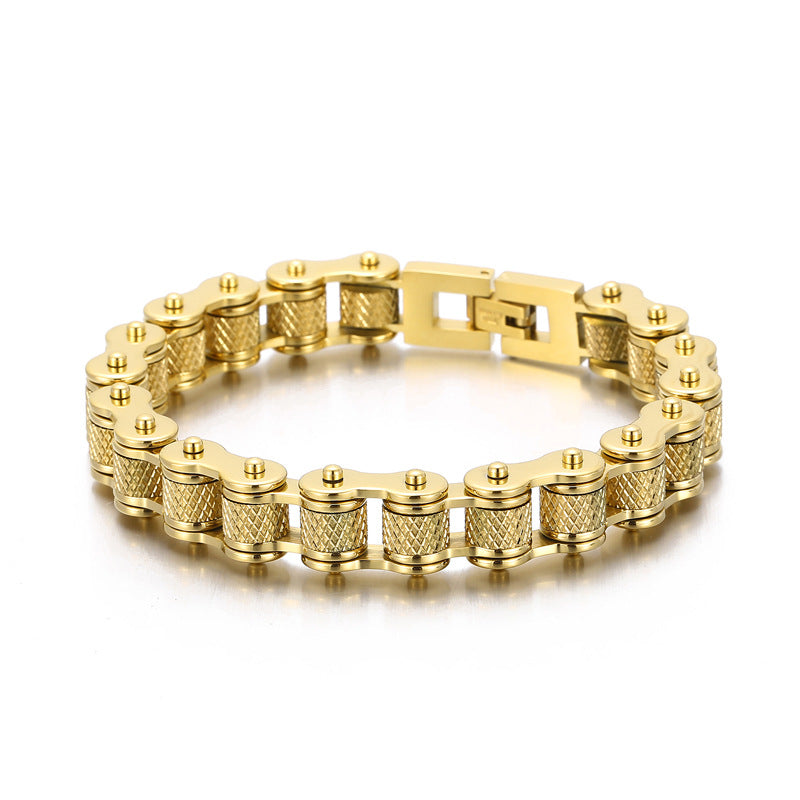 Bicycle Bracelet Titanium Steel Personalized Men's Motorcycle Chain Accessories - V.I.P Digital Presence