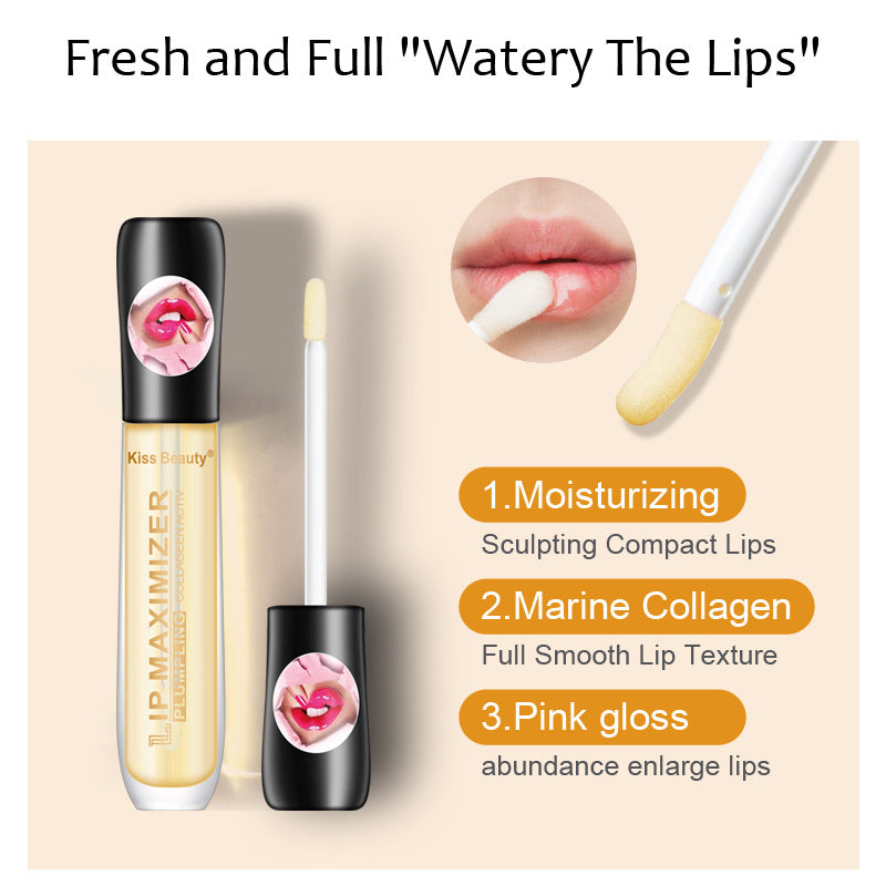 Kissbeauty Transparent Lip Oil Moisturizing Lightening Lip Lines Elasticity Moisturizing Big Mouth Lip Gloss - V.I.P Digital Presence