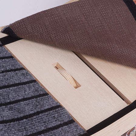 Cat Exercise Wheel for Indoor Cats, Cat Running Wheel with Carpeted Runway, 41" Natural Wood Color - V.I.P Digital Presence