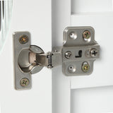 24" Bathroom Vanity with Sink, Bathroom Vanity Cabinet with One Drawer and Doors, Adjustable Shelf, Solid Wood and MDF, White - V.I.P Digital Presence