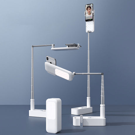 Portable Retractable Wireless Dimmable LED Selfie Fill Light Lamp For Live Video Phone Holder Stand - V.I.P Digital Presence