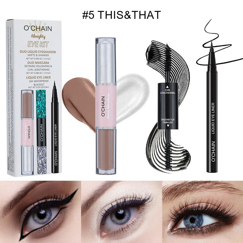 O'CHAI NMascara, long, thick, curling eyeliner, ultra-fine waterproof, non-smudge liquid eyeshadow - V.I.P Digital Presence