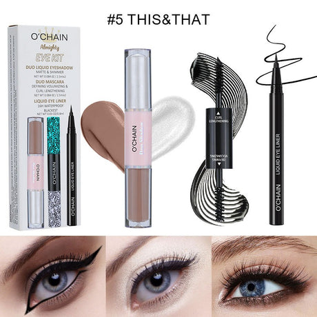 O'CHAI NMascara, long, thick, curling eyeliner, ultra-fine waterproof, non-smudge liquid eyeshadow - V.I.P Digital Presence