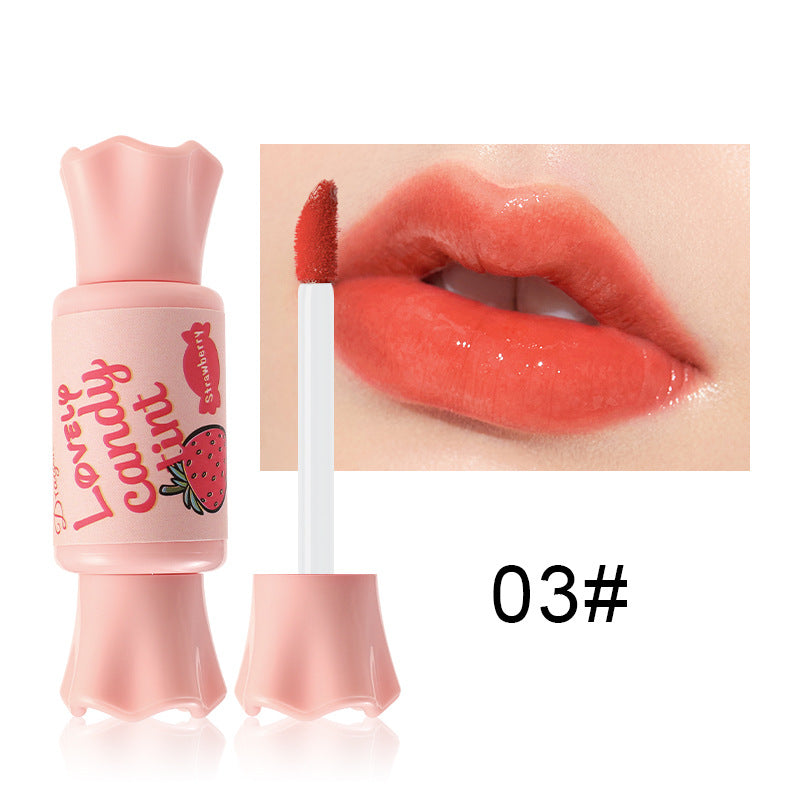 Dragonranee Mirror Pink Candy Lip Glaze Female Student Models Cute Waterproof Lipstick Dyed Lip Liquid - V.I.P Digital Presence