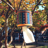 Outdoor camping folding ethnic style paper box storage bag car roll paper tissue box small cloth bag storage bag - V.I.P Digital Presence