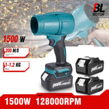 Brushless turbocharged storm blower and snow blower compatible with Makita battery 18V high power - V.I.P Digital Presence