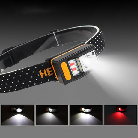 Strong Light Induction Headlight Night Fishing Light Rechargeable Head-Mounted Outdoor Headlight Led Waterproof Fishing Light COB - V.I.P Digital Presence