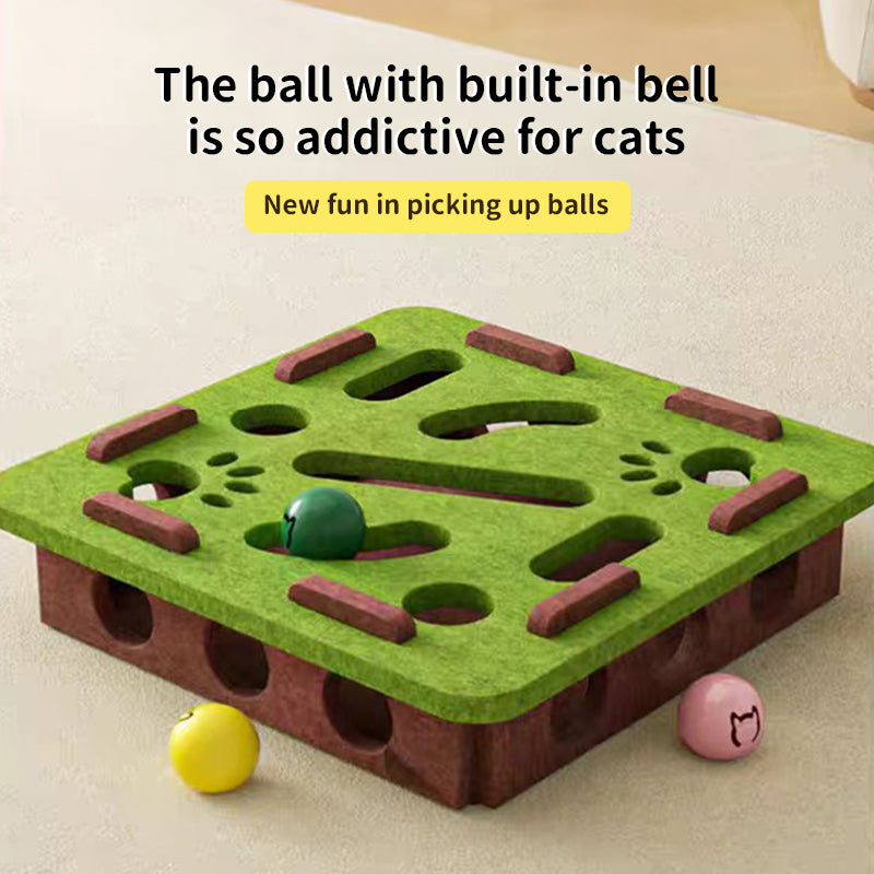 Felt puzzle toys, puzzle boxes, ball motion toys for indoor cat exercise, entertainment and hunting. - V.I.P Digital Presence