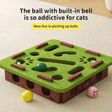 Felt puzzle toys, puzzle boxes, ball motion toys for indoor cat exercise, entertainment and hunting. - V.I.P Digital Presence