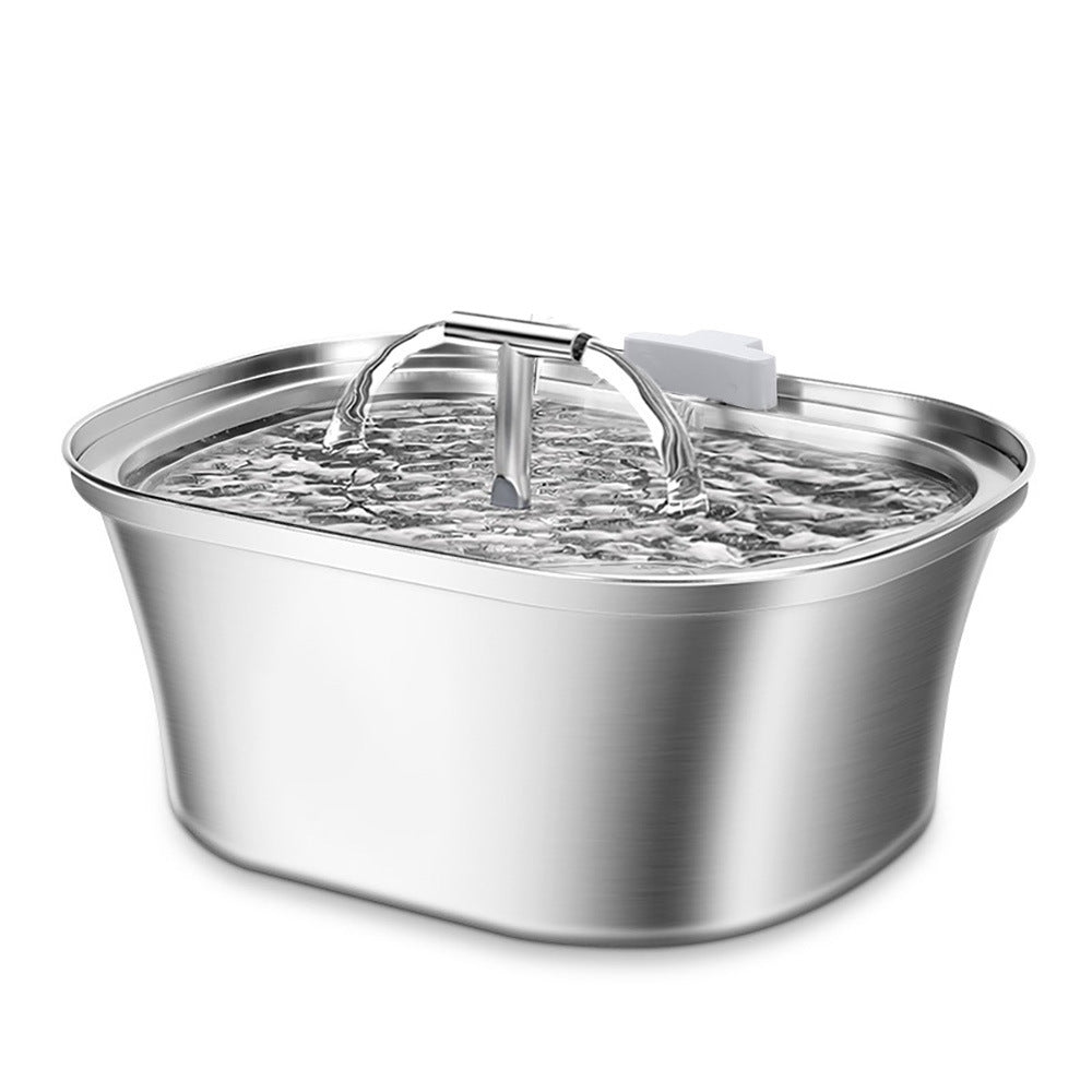 Stainless Steel Smart Pet Water Dispenser with Automatic Circulation and Filtration, Large Capacity Feeder for Cats and Dogs - V.I.P Digital Presence