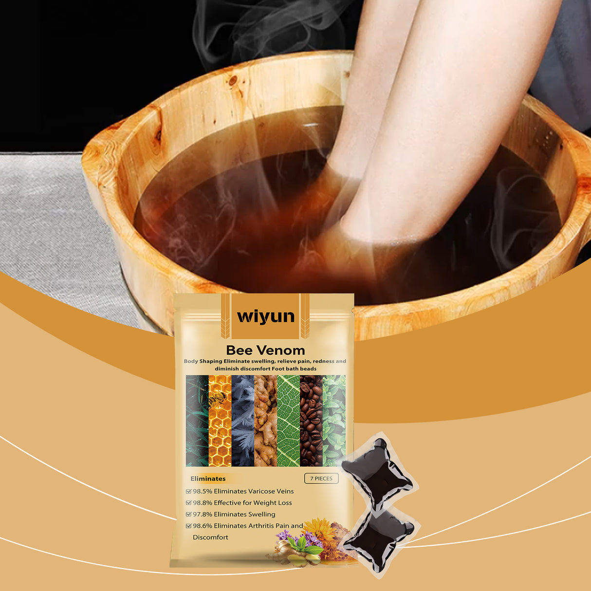 Bee Venom Foot Gel Lotion Bee Venom Essence Gel Lotion For Soothing Legs And Curing Sweaty Feet