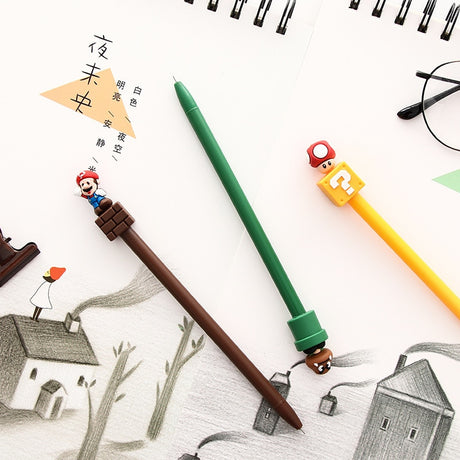Super Mario Gel Pen Signature Pen Escolar Papelaria School Office Supply Promotional Gift - V.I.P Digital Presence