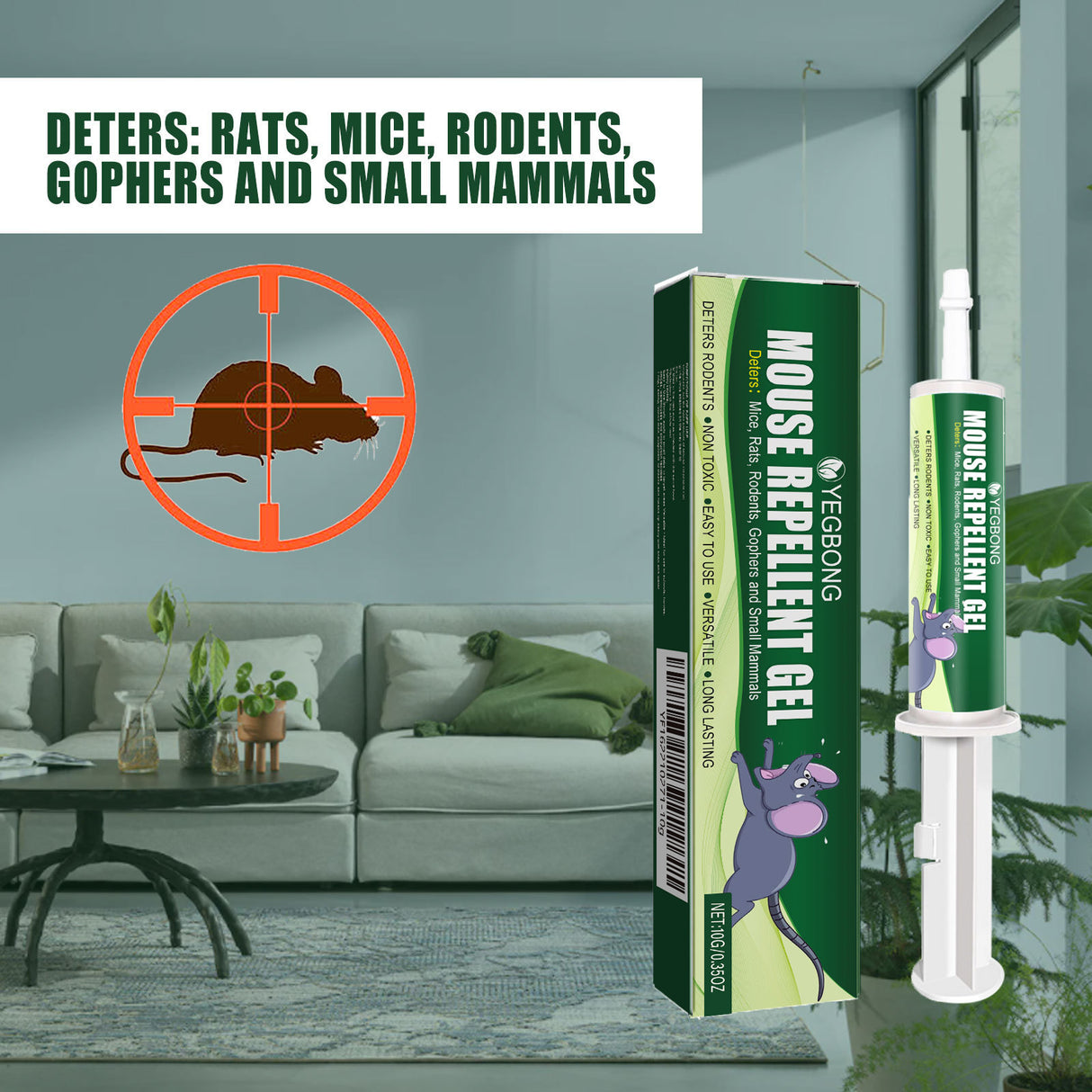 Rat Repellent Gel Car Engine Outdoor Home Indoor Rat Repellent Rat Buster Repeller - V.I.P Digital Presence