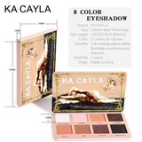 KA CAYLA 8 Colors Eyeshadow Palette EVA Matte Pearl Glitter Eyeshadow Palette - V.I.P Digital Presence