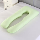 Almohada de embarazo, ropa de cama, almohada de cuerpo entero para embarazadas, cómoda almohada en forma de U, almohadas largas de apoyo para dormir de lado