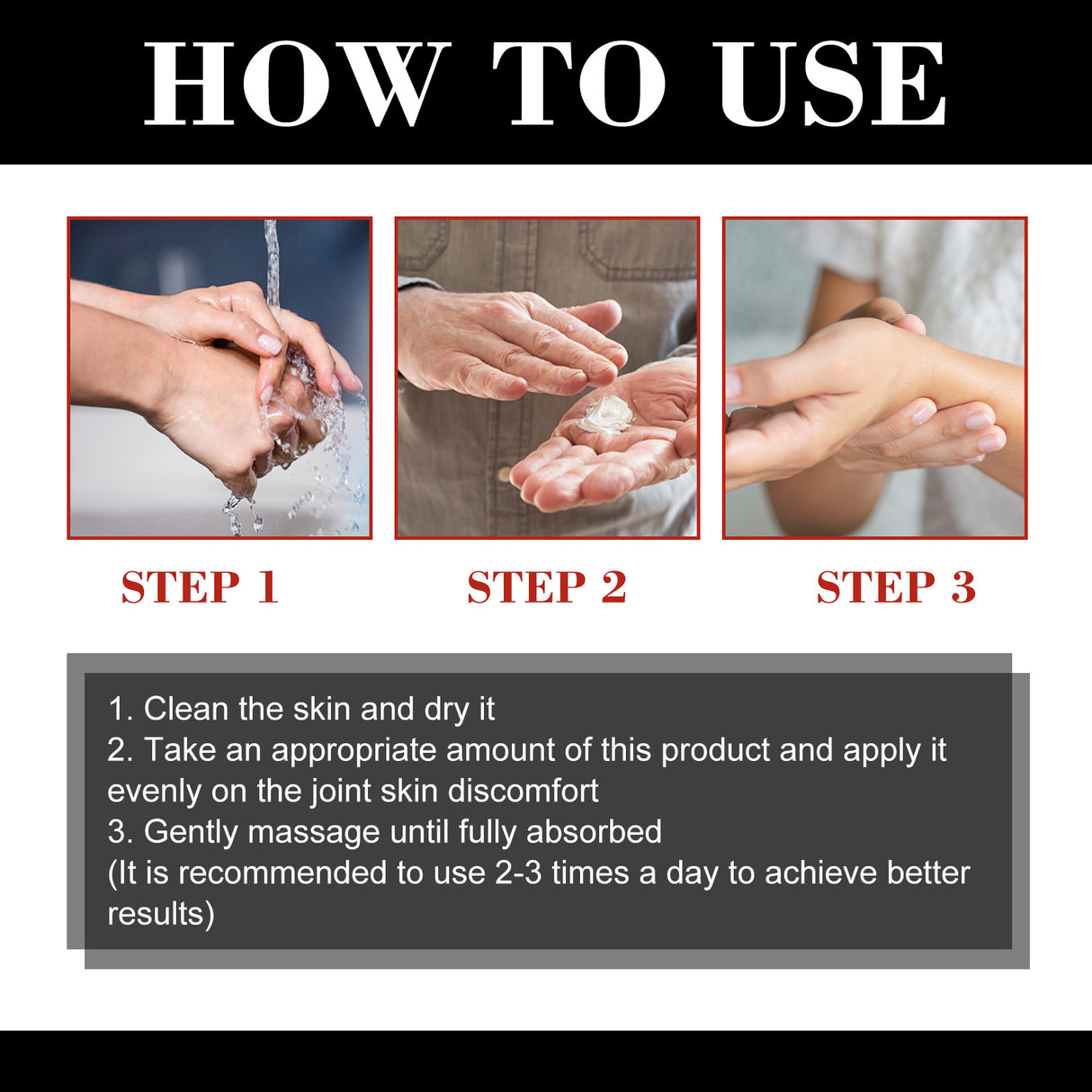 Joint Pain Cream, Relieve Lumbar Vertebrae Shoulder Joint Pain Joint Massage Cream - V.I.P Digital Presence