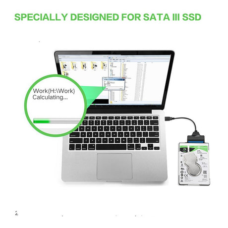 Type-C to SATA 2.5-inch portable hard drive converter with easy drive cable - V.I.P Digital Presence