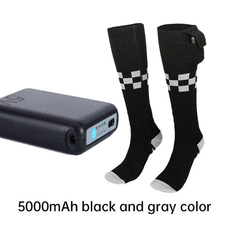 Heated Socks APP Remote Control 6000/5000mAh Rechargeable Battery Winter Thermal Electric Heating Thick Stockings 3 Gears - V.I.P Digital Presence