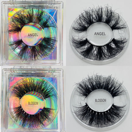 Fluffy Eyelashes 8D 25mm Mink Eyelashes 27mm Long Thick Net Red False Eyelashes - V.I.P Digital Presence