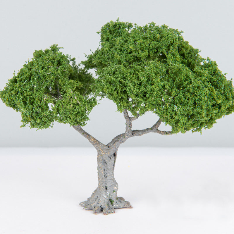 Mesa de arena de paisaje, modelo de árbol en miniatura, hecho a mano, micro paisaje, escena, alambre, árbol de flores, terminado, modelado y producción de árboles pequeños. 