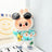 Only clothes/Labubu clothes pendant Labubu sitting party clothes beach glasses set - V.I.P Digital Presence