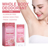 Whole Body Deodorant, Rose Fragrance Naturally Refreshing Lighten Underarm Odor Lasting Fragrance - V.I.P Digital Presence