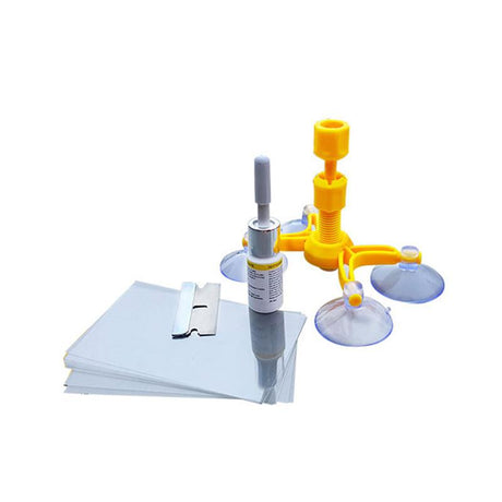 l Car Windshield Repair Tool 1 Set Repair Agent Suction Cup Auto Front Window Repairing Paintless Dent Removal Tools - V.I.P Digital Presence
