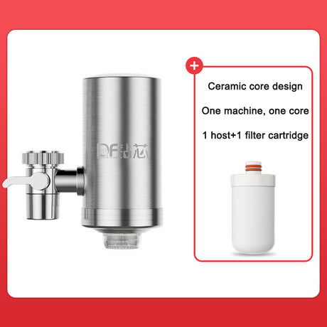 Faucet water purifier household 304 stainless steel new detachable washable tap water filter live streaming source water purifie - V.I.P Digital Presence