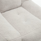 Fluffy bean bag chair Super soft couch chair with memory foam and footstool Indoor modern focus bean bag chair - V.I.P Digital Presence