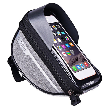Cycling Bicycle Bike Head Tube Handlebar Cell Mobile Phone Bag Case Holder Case Pannier Waterproof Touchscreen Polyester Bike ba - V.I.P Digital Presence