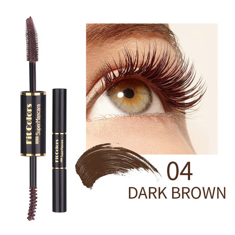 Fit Colors Double-Head Color Mascara Thick Curling Waterproof Not Smudged Multi-White Eyebrow Mascara - V.I.P Digital Presence