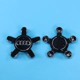 Suitable for Audi five claw wheel hub cover A4L//A5/A6L black five claw car tire center logo cover 135mm - V.I.P Digital Presence