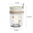 Glass oatmeal breakfast cup home milk cup with spoon bowl water cup with coffee cup - V.I.P Digital Presence