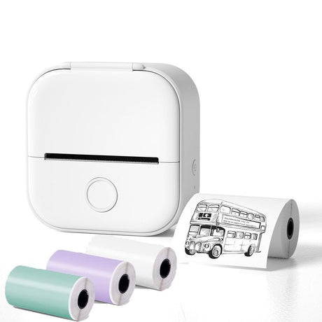 Overseas version T02 household wrong title mini pocket portable Bluetooth tag photo ledger thermal printer - V.I.P Digital Presence