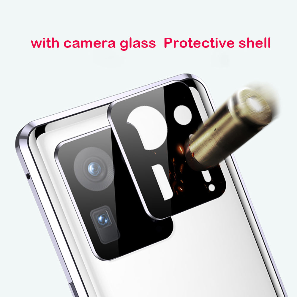 For Xiaomi 12pro Phone Case Magneto 11pro Double Side Glass Goggles Magnetic Suction All-Inclusive Anti-Fall Protective Cover