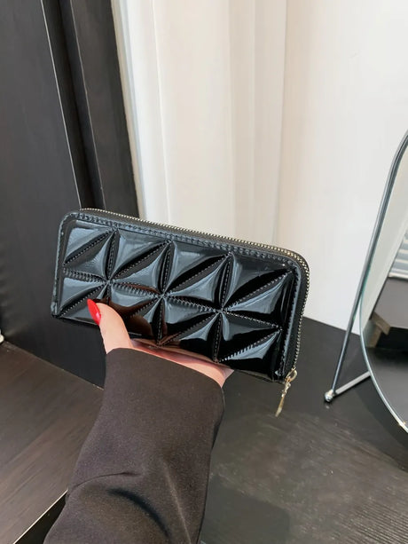PU Leather Solid Color Wallet - V.I.P Digital Presence