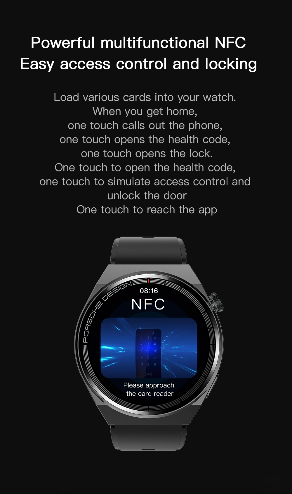 GS GT3 Pro Smart Watch Heart Rate, Blood Pressure, Blood Oxygen Monitoring Bluetooth Sports Watch Bracelet - V.I.P Digital Presence