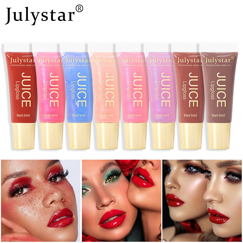 Hose Fruit Dudu Lip Transparent Waterlight Mirror Moisturizing Lip Honey Set Lip Oil - V.I.P Digital Presence