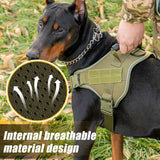 Tactical dog vest: for large dogs (German Shepherd, Golden Retriever) – training, military-style accessories. - V.I.P Digital Presence