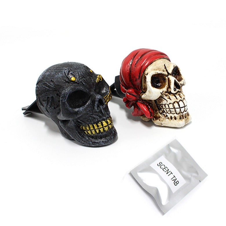 Pirate Ghost Head Aromatherapy Pendant Resin Car Air Outlet Skeleton Head Decoration - V.I.P Digital Presence