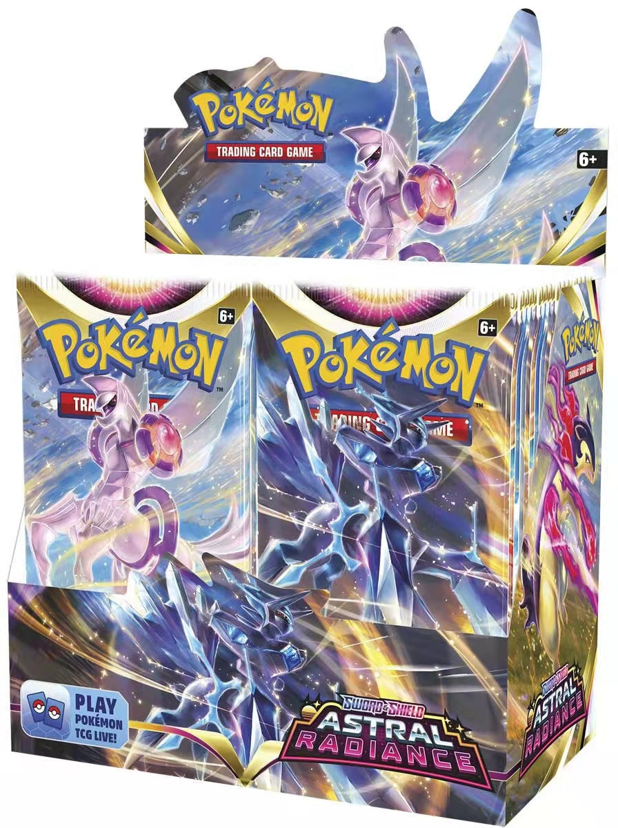 Caja ciega de cartas de Pokémon Darkness, bolsa plateada para robar cartas de Pokémon