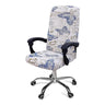 Stretch Printed Computer Office Chair Covers Soft Fit Universal Desk Rotating Slipcovers Removable Washable Anti-Dust Spandex - V.I.P Digital Presence