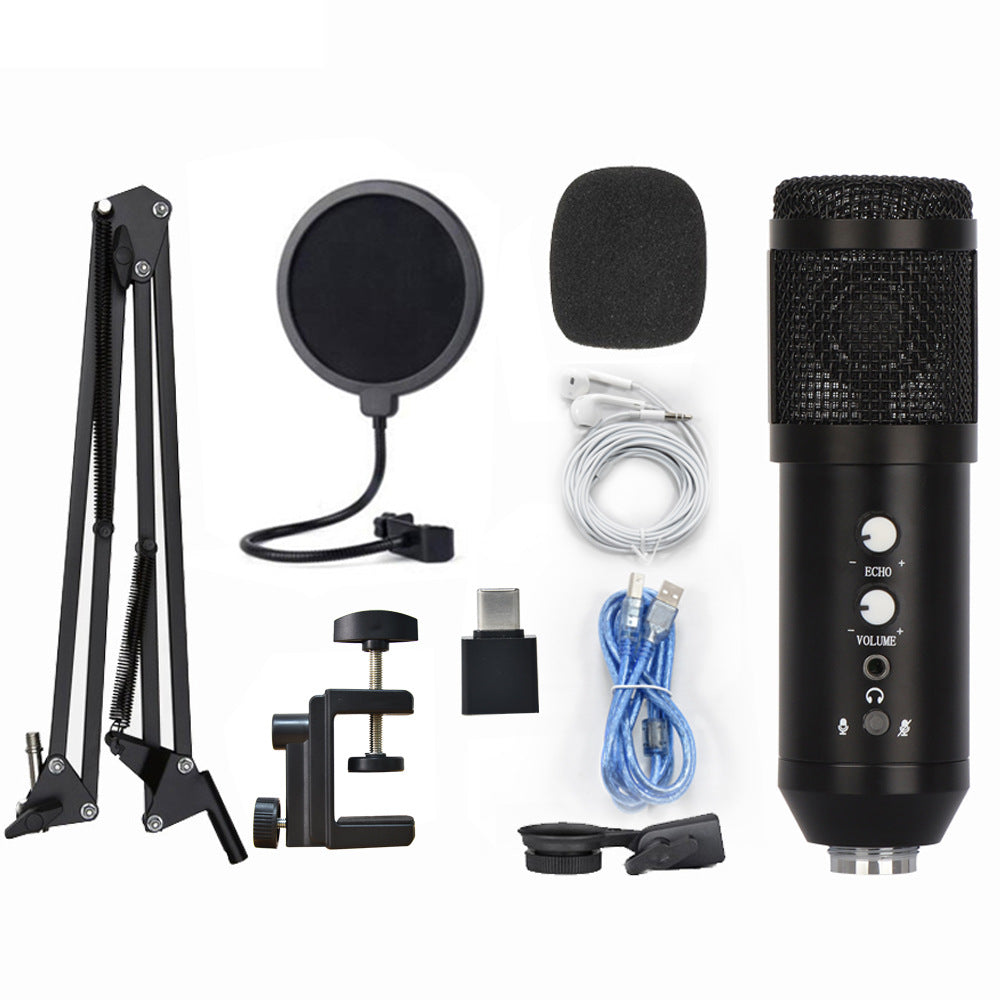 USB Condenser Microphone Mobile Computer Game Live Microphone Live Karaoke Conference Recording Microphone - V.I.P Digital Presence