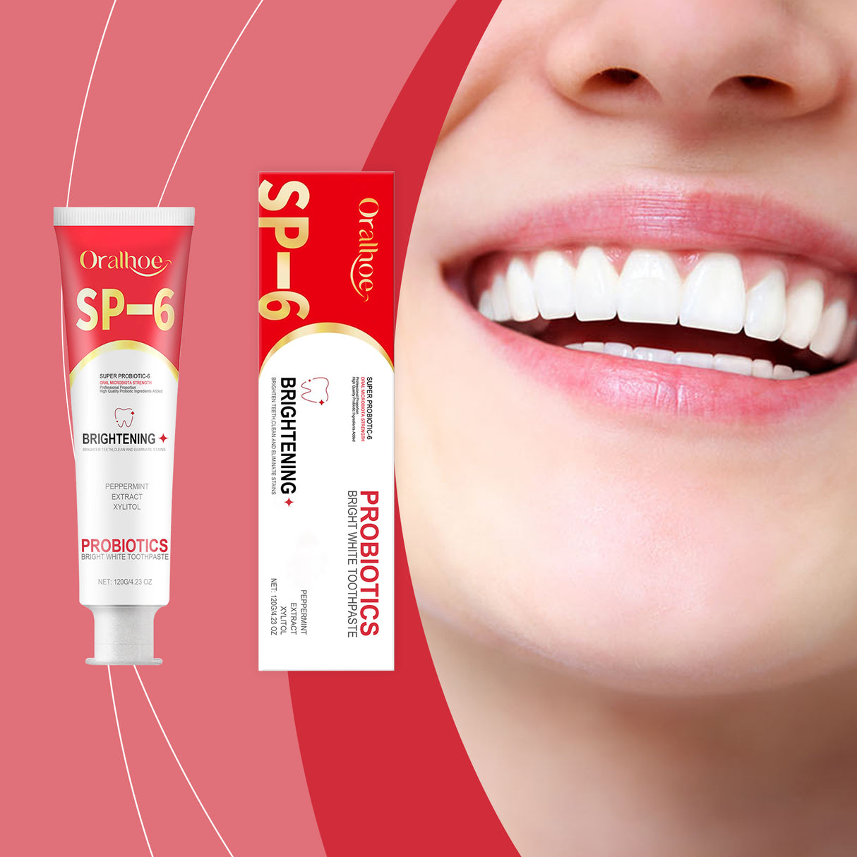 Probiotic Brightening Toothpaste Dental Hygiene And Stain Reduction Care Oral Care Toothpaste - V.I.P Digital Presence