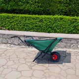 Folding unicycle 176 pounds folding yard unicycle heavy-duty Oxford cloth green lawn bicycle 10 inch inflatable tires - V.I.P Digital Presence