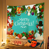 New Christmas Background Cloth, Christmas Tapestry, Christmas Party Event Decoration Hanging Cloth, Christmas Hanging Cloth - V.I.P Digital Presence