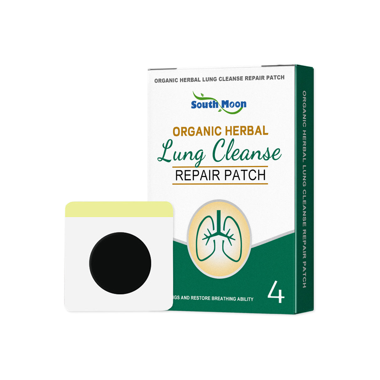 Organic Herbal Lung Cleanse Repair Patch, Relieve Nasal Discomfort Nasal Cleansing Repair Body Care - V.I.P Digital Presence